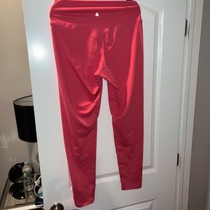 Balance Athletica hot pink full length leggings.